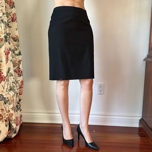 Filippa K / Cool wool Pencil skirt / Black / Size Small